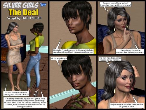 Silver Girls by Bw The Deal Interracial 3d Comic